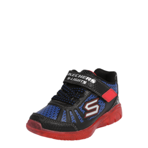 SKECHERS Sportcipő fekete / kék / piros kép