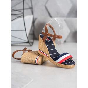 YES MILE SANDALS WITH COLORED STRIPES kép