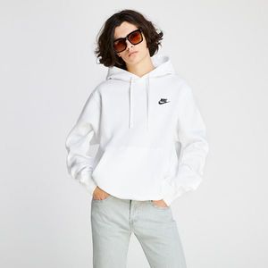 Nike Sportswear Club BB Hoodie White/ White/ Black kép