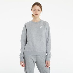 Nike Sportswear W Essential Fleece Crew Dk Grey Heather/ White kép