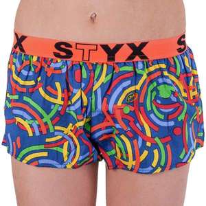 Women's shorts Styx art sports rubber multicolored (T659) kép