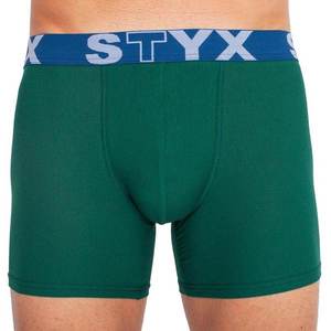 Men's boxers Styx long sports rubber dark green (U1066) kép