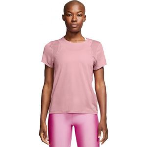 Nike RUN TOP SS W Női futópóló, rózsaszín, méret L kép