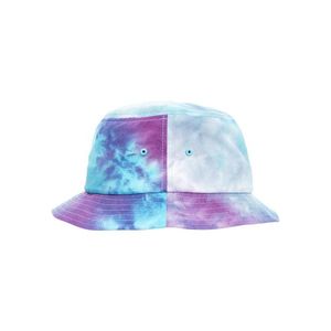 Urban Classics Festival Print Bucket Hat purple turquoise kép