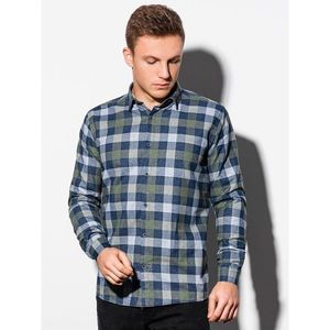 Ombre Clothing Men's shirt with long sleeves K565 kép
