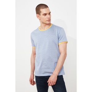Trendyol Lila Men's Regular Fit Short Sleeve T-Shirt kép