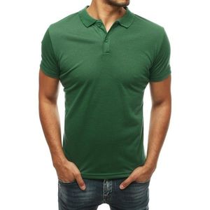 Men's green polo shirt PX0325 kép