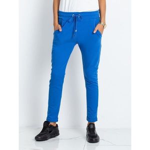 Women´s blue cotton sweatpants kép