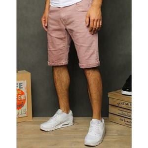 Men's denim shorts pink SX1269 kép