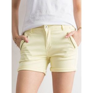 Light yellow denim shorts kép