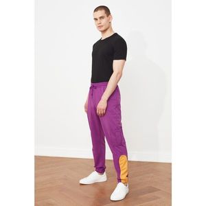 Trendyol Purple Men's Regular Fit Trousers kép