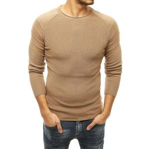 Beige men's pullover sweater WX1658 kép