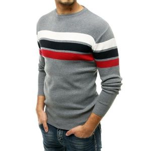 Men's light gray sweater WX1696 kép