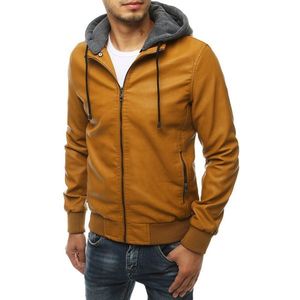 Men's leather camel jacket TX3455 kép