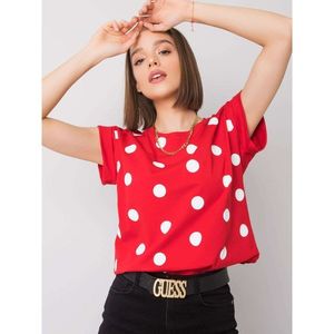 Red polka dot t-shirt kép