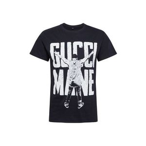 Mister Tee Póló 'Gucci Mane Victory' fekete / fehér kép