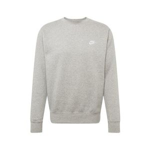 Nike Sportswear Tréning póló 'Club Fleece' világosszürke / fehér kép
