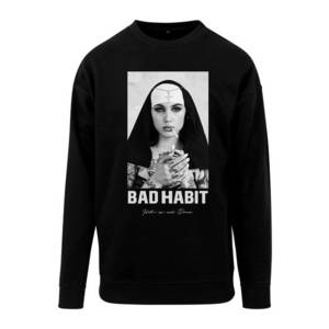Mister Tee Tréning póló 'Bad Habit' szürke / fekete / fehér kép