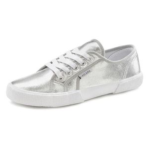 LASCANA Rövid szárú sportcipők ezüst / fehér kép