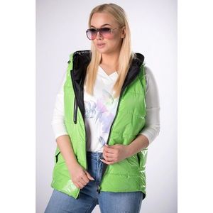 quilted vest with a zipper on the hood kép