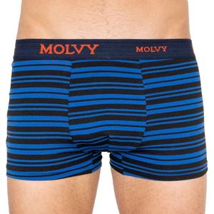 Men's multicolored boxers Molvy (MP-1022-BEU) kép