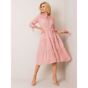 Light pink striped dress kép