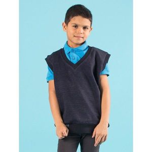 Boys´ navy blue sleeveless sweater kép
