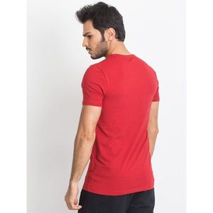 Men´s red cotton t-shirt TOMMY LIFE kép