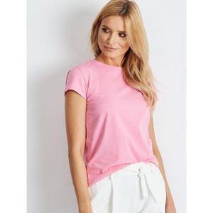 Sima világos rózsaszín póló kép