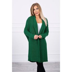 Sweater with batwing sleeve green kép