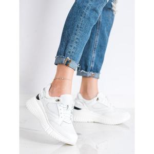 WEIDE WHITE SNEAKERS WITH GLITTER kép