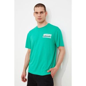 Trendyol Green Men's T-Shirt kép