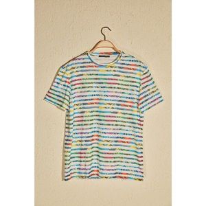 Trendyol Multi Color Men's Slim Fit T-Shirt kép