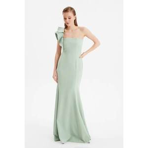 Trendyol Mint Volan Detailed Evening Dress & Graduation Gown kép