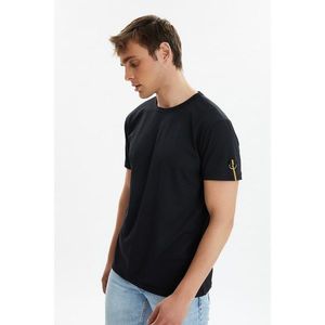Trendyol Black Men's Regular Fit Short Sleeve T-Shirt kép