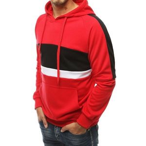 Red men's hoodie BX4573 kép