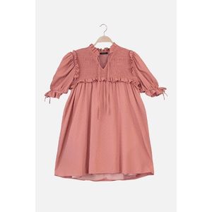 Trendyol Dried Rose Strapped Blouse kép