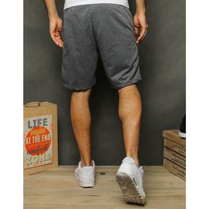 Men's dark gray sweat shorts SX1132 kép