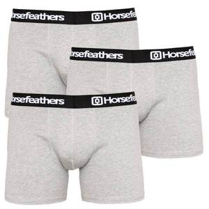 3PACK men's boxers Horsefeathers Dynasty heather gray (AM067C) kép
