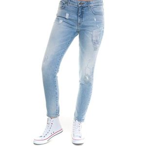 Big Star Woman's Trousers 115541 Light Jeans-244 kép