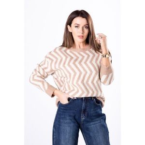 loose sweater with zigzags kép