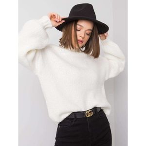 Women´s white turtleneck sweater kép