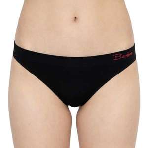 Women's thong Gina bamboo black (05012) kép