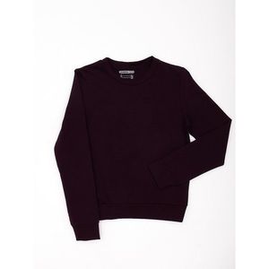 Basic dark purple youth sweatshirt kép