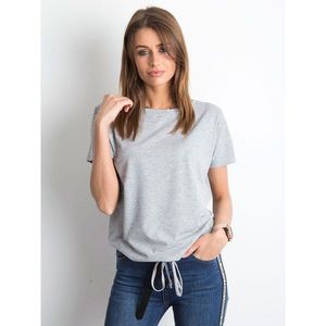 Women´s gray cotton t-shirt kép