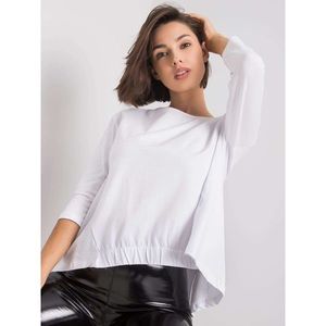 White blouse with 3/4 sleeves kép