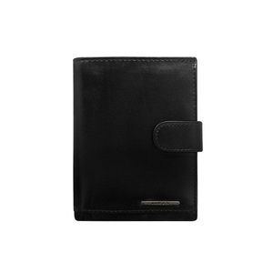 Black men´s leather wallet kép