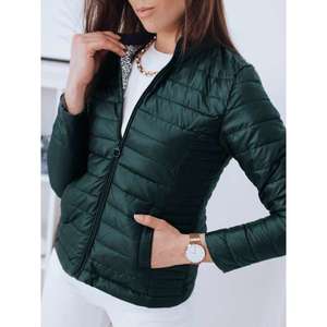 CHLLOE női steppelt kabát zöld Dstreet TY1855 kép