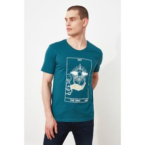 Trendyol Emerald Green Men's T-Shirt kép