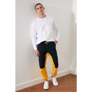 Trendyol Navy Blue Men's Sweatpants kép